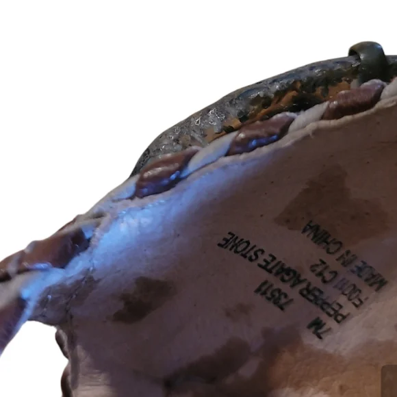 Frye Pepper Agate Stone Brown Wedges Platform Shoes Size 7 - Picture 8 of 13